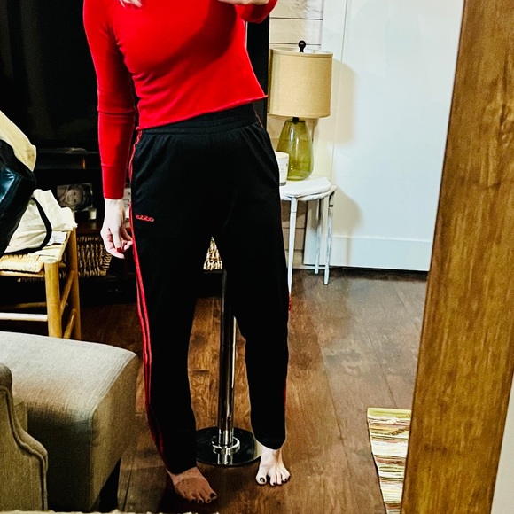 Red Stripes Adidas Track Pants | Poshmark